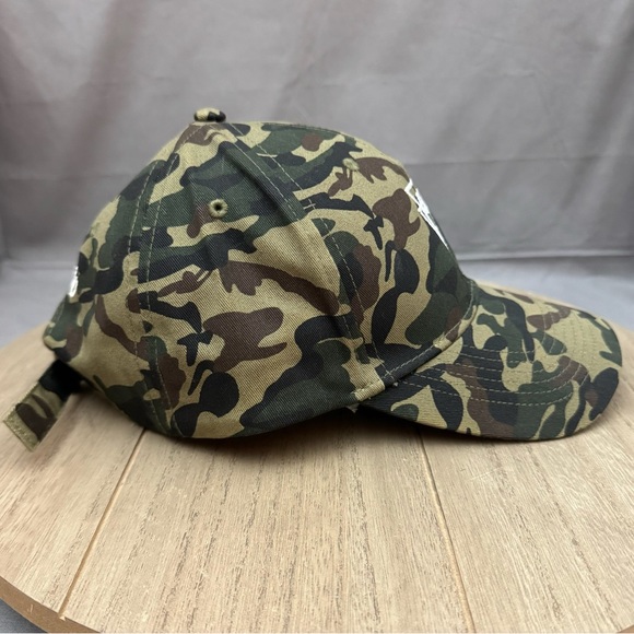 The Lost Breed Camouflage Strap Hat Men’s and Women’s Green One Size Fits Most - Picture 2 of 6